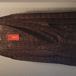 Womens Intempo Snake Print blouse.